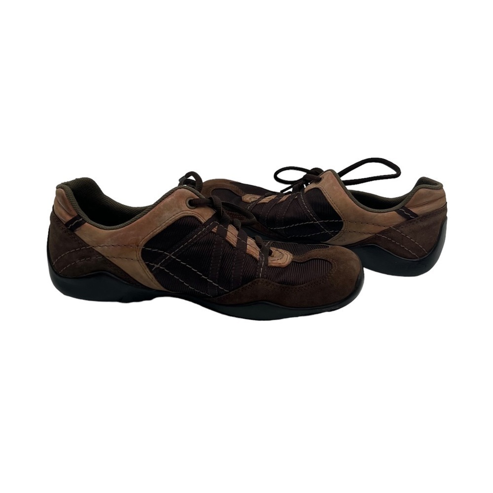 ALDO Brown Lace Up Leather Sneakers Size 38 Women’s